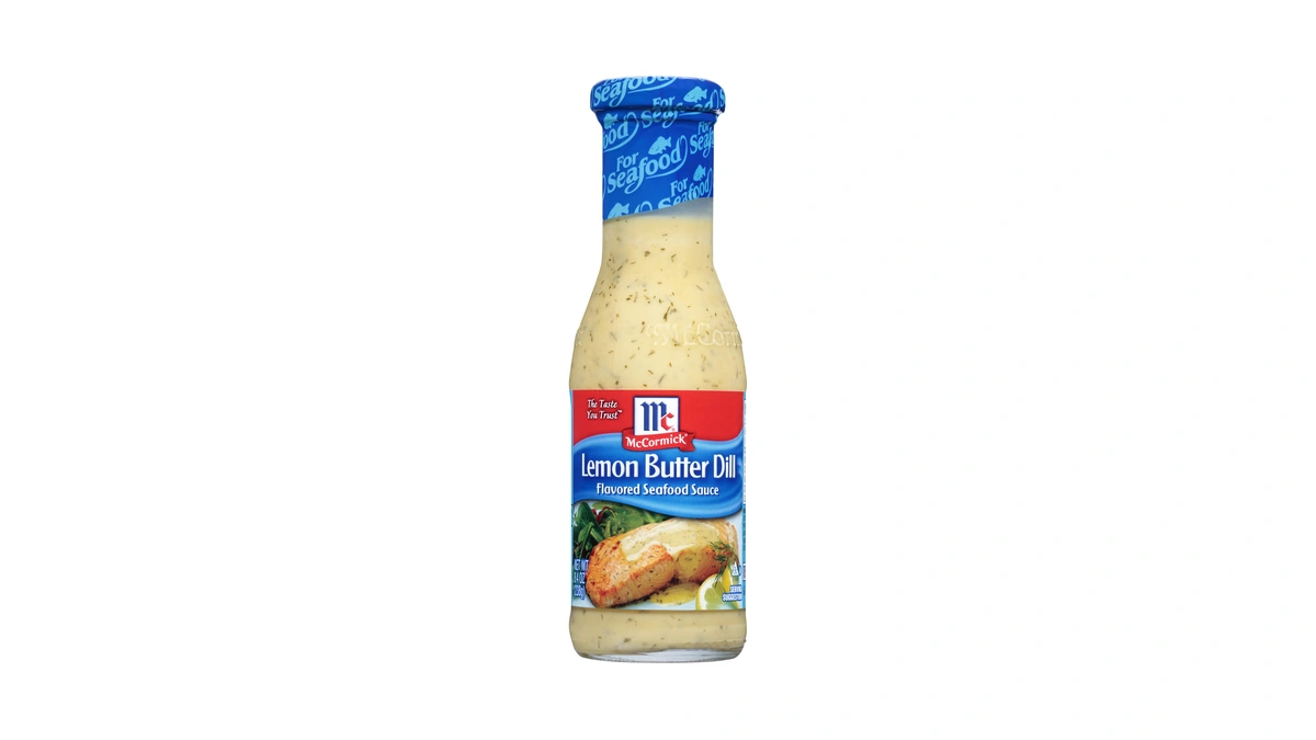 Mccormick Lemon Butter Dill Flavored Seafood Sauce, 8.4 Oz