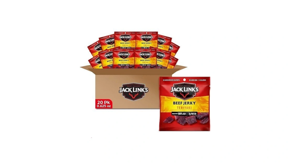 Jack Link's Teriyaki Beef Jerky Multipack - (20 Pack) 0.625