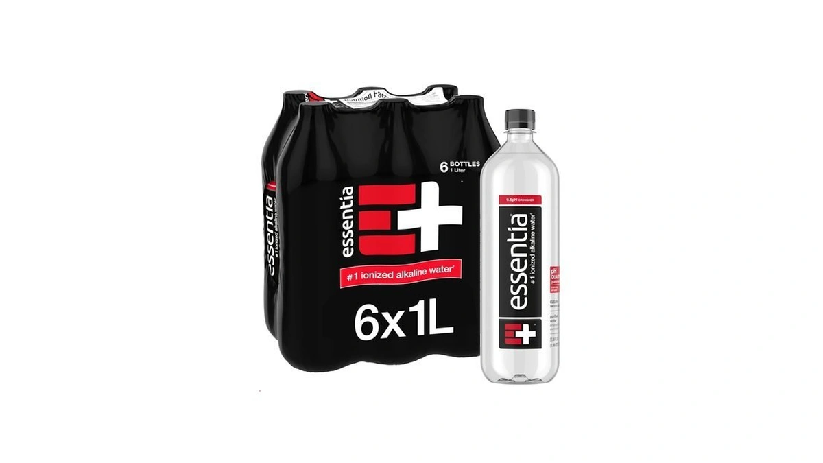Essentia Ionized Alkaline Water, 9.5+ Ph, 99.9% Pure, 6 X