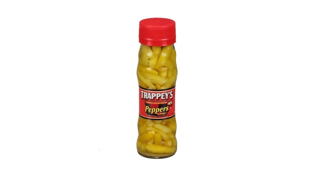 Trappey's Hot Peppers In Vinegar, 4.5 Ounce