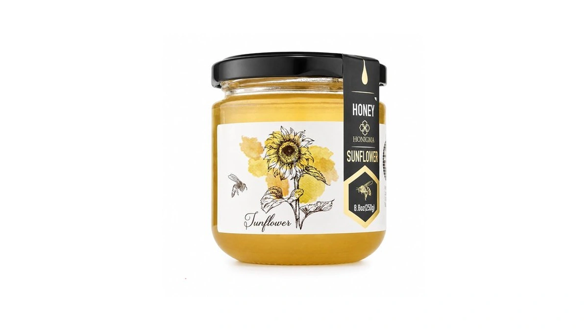 Honigma® Raw Sunflowers Honey, 250g/8.8oz