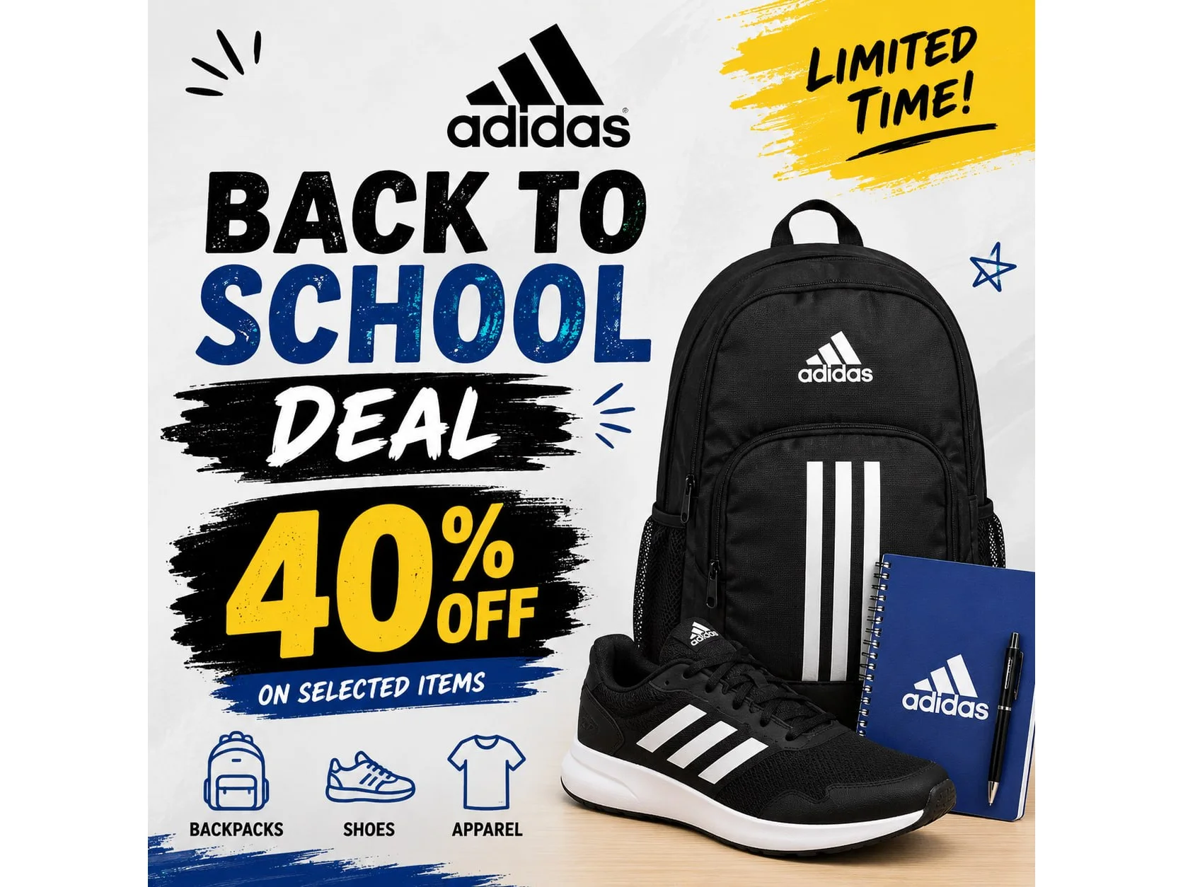 Adidas Back to School Deal - Limited Time