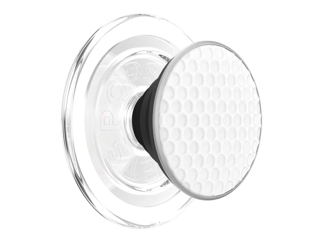 **PopSockets - MagSafe PopGrip Universal Magnetic Grip & Stand with Adapter Ring for Cell Phones - Golf Ball**