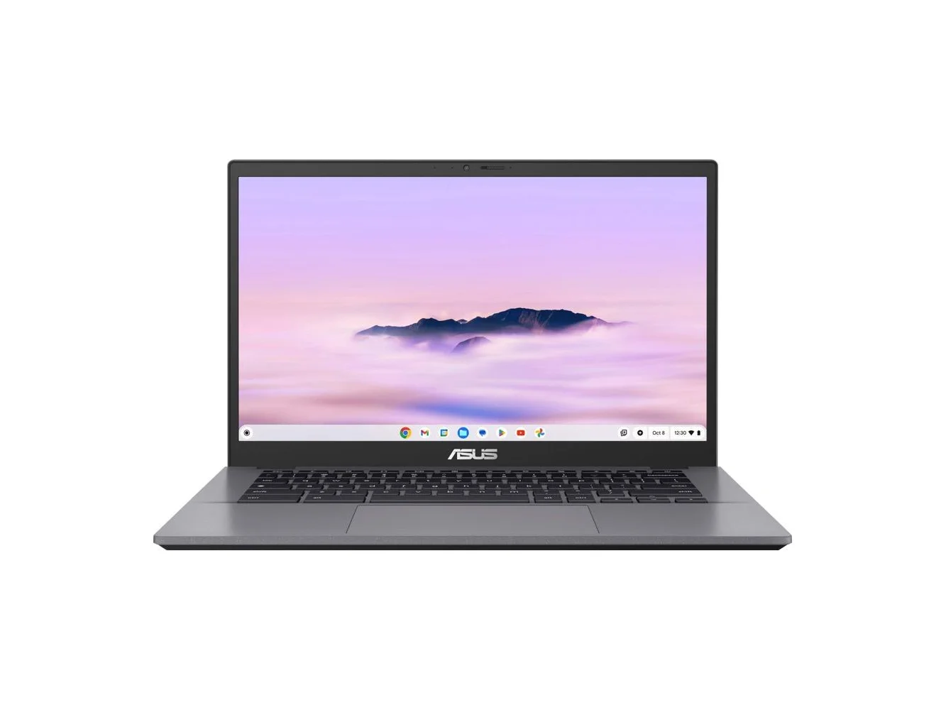 **ASUS - CX34 14" FHD Chromebook Plus Laptop with Google AI - Intel Core i5 - 8GB Memory - 128GB SSD - Rock Grey**