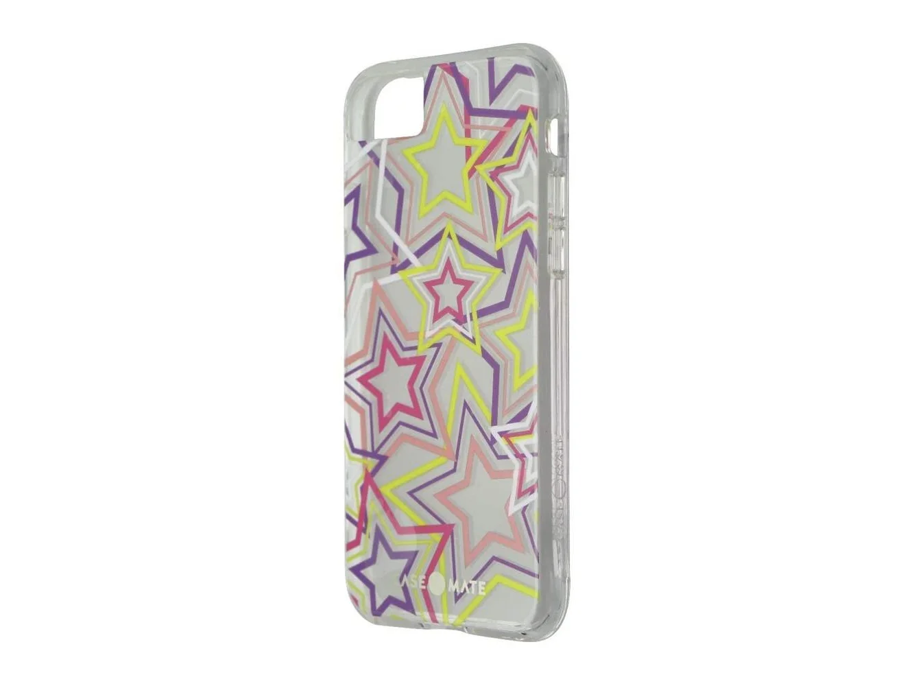 **Case-Mate - Prints Series Case for iPhone SE (2nd Gen)/8/7/6/6s - Neon Stars - Multicolor**