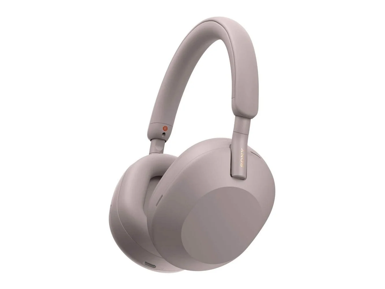 **Sony - WH-1000XM5 Wireless Noise Cancelling Over-the-Ear Headphones - Smoky Pink**