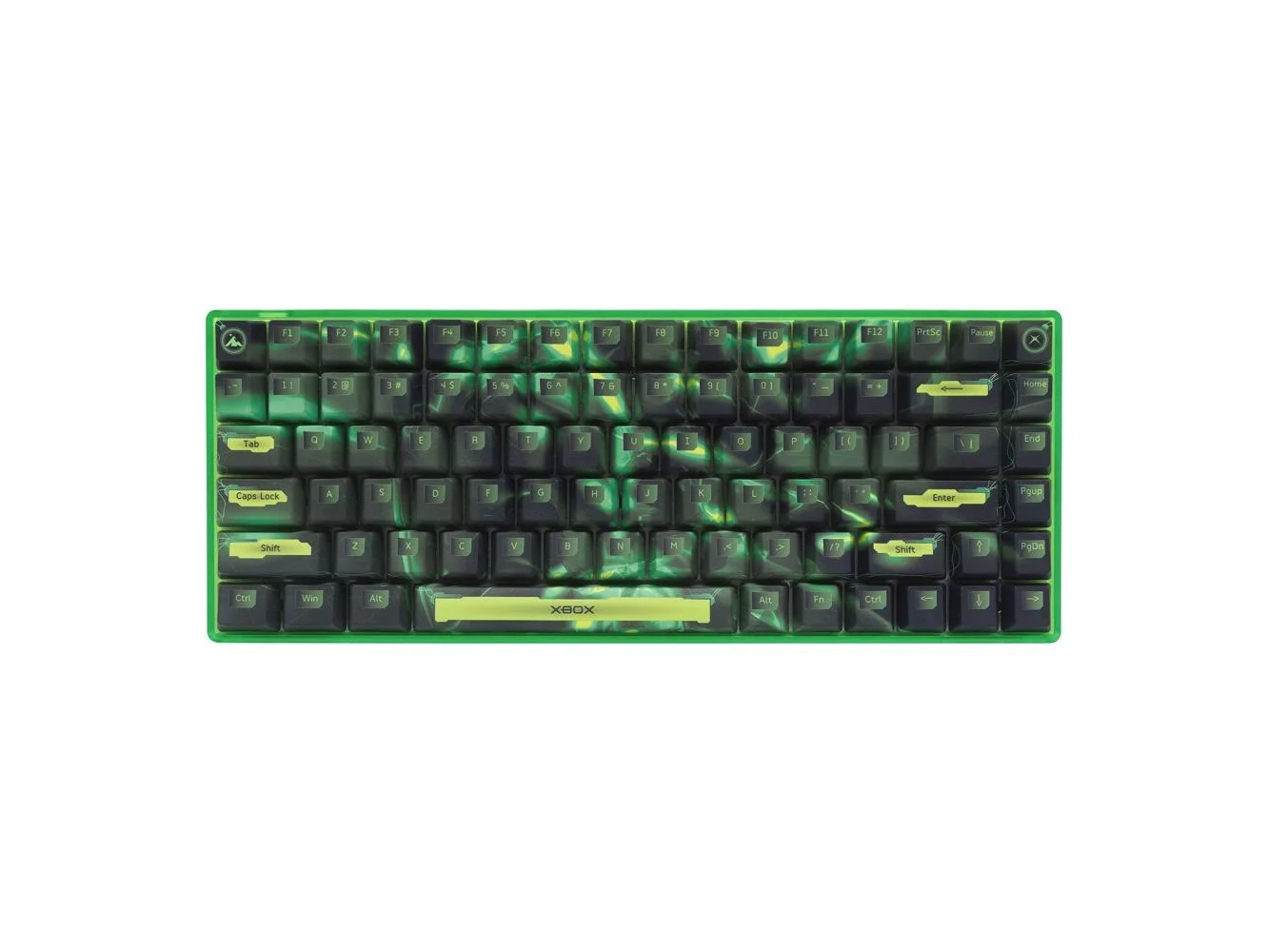 **Higround - Basecamp 75+ 75% Wired Mechanical Lubed TTC Neptune Switch Gaming Keyboard with RGB Backlighting - Xbox - Xbox UI**