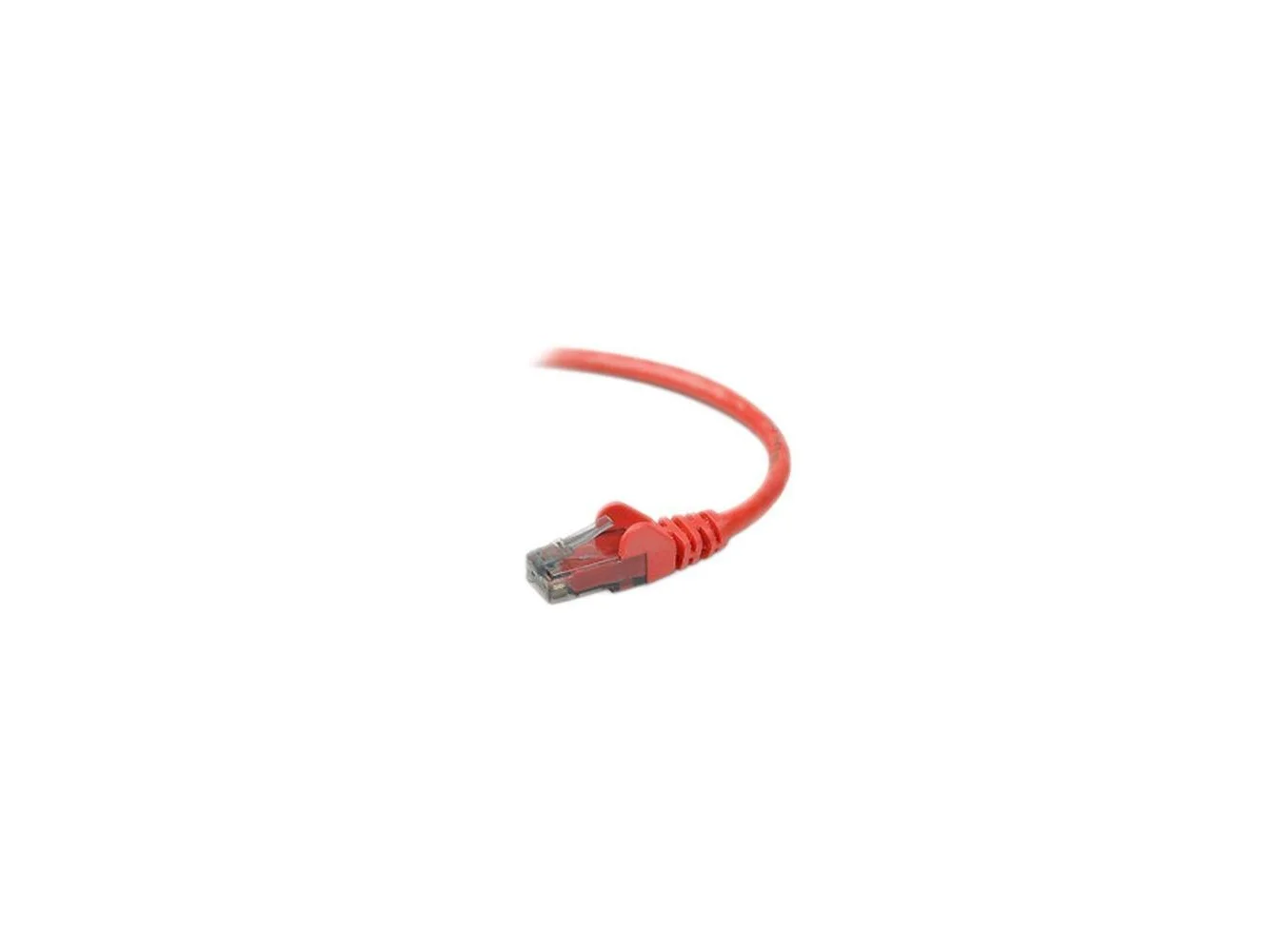 **Belkin - A3L980-01-RED-S 1 ft. Cat 6 Red Snagless Networking Cable**