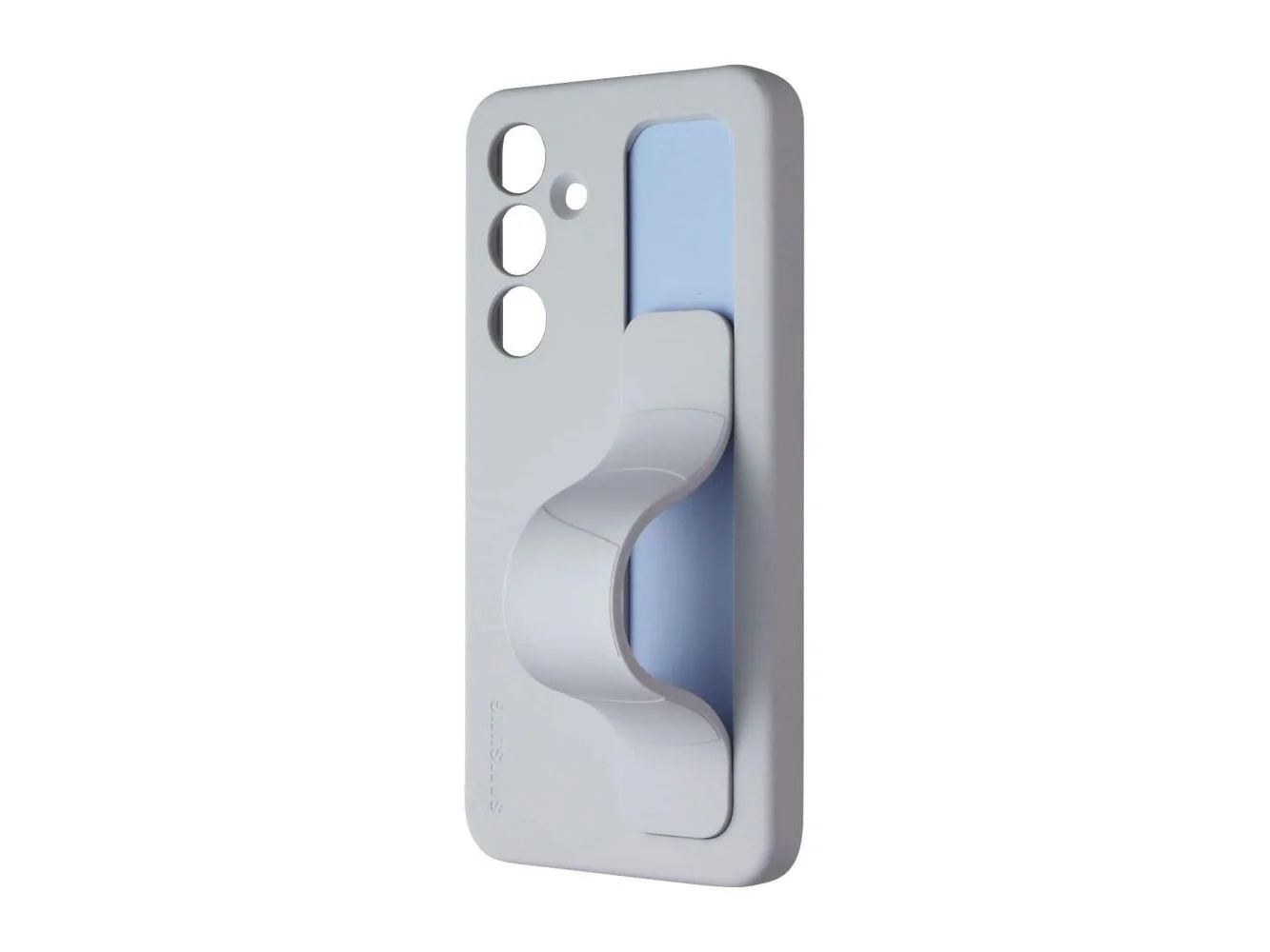 **Samsung - Official Standing Grip Case for Galaxy S24 FE - Gray**