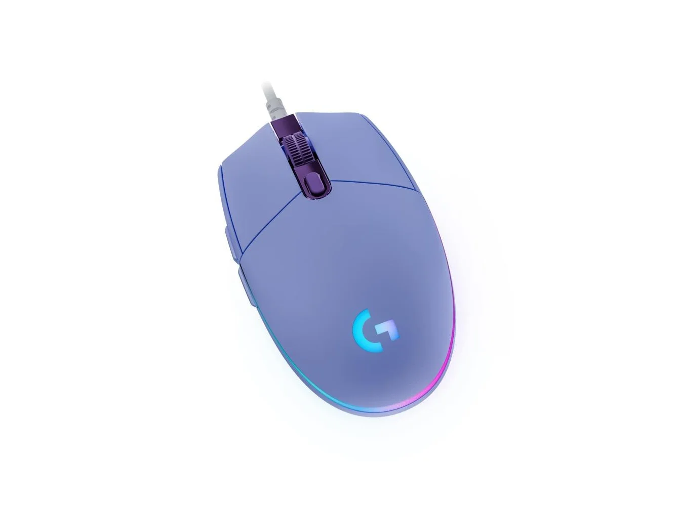 **Logitech - G203 LIGHTSYNC Wired Optical Gaming Mouse with 8,000 DPI sensor - Wired - Lilac**