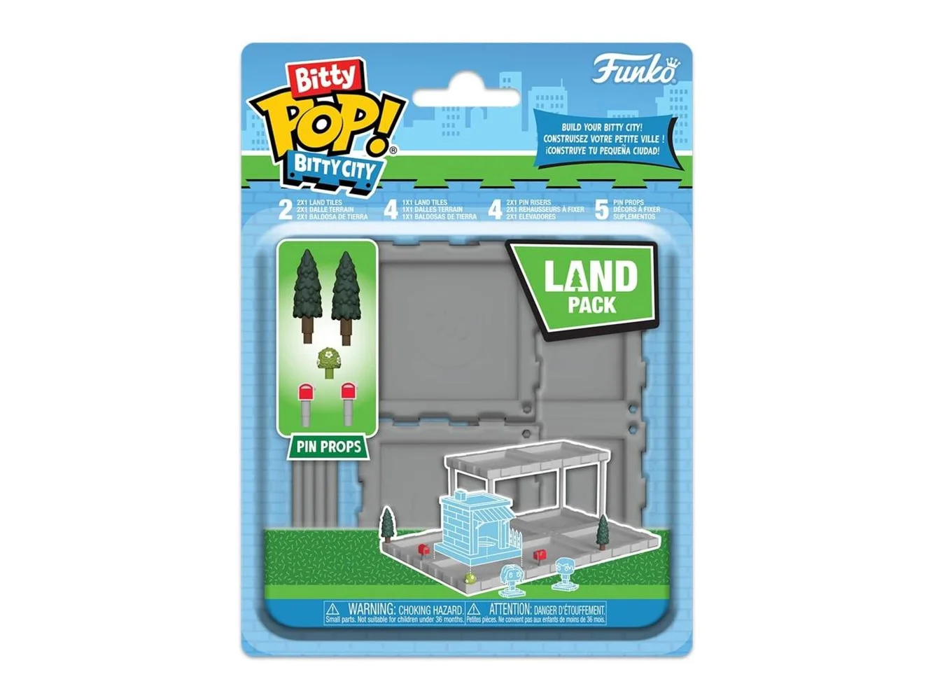 **Funko - Bitty City: Expansion - Land Kit - COLLECTIBLES - Multicolor**