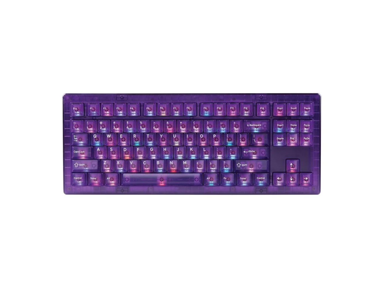 **DROP - CSTM80 TKL Wired Mechanical Gaming Keyboard with RGB Backlighting - Atomic Purple**