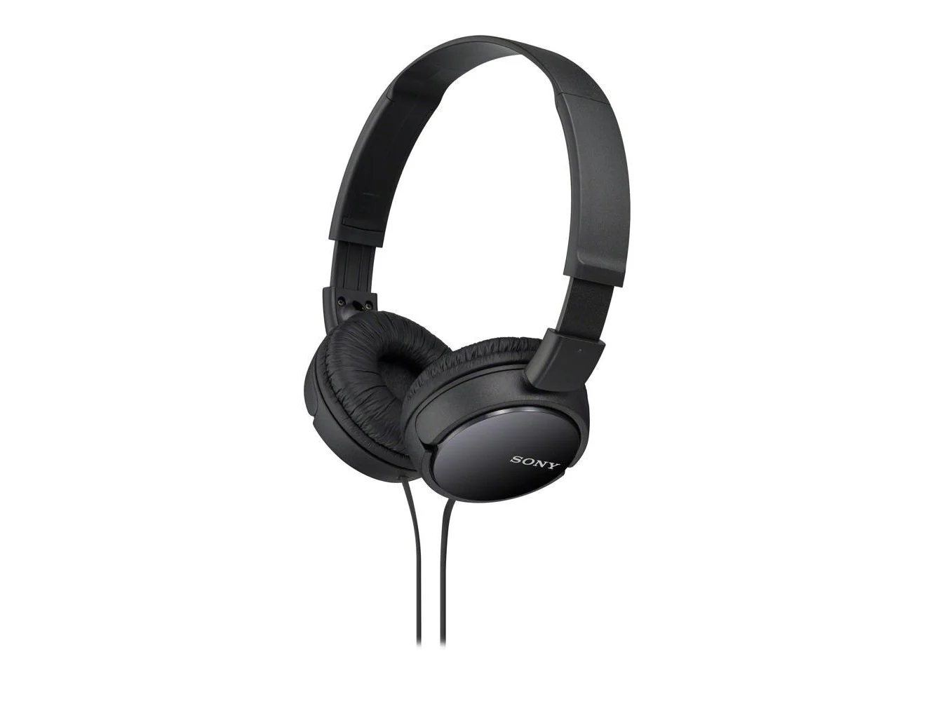 **Sony - ZX Series Wired On-Ear Headphones - Black**