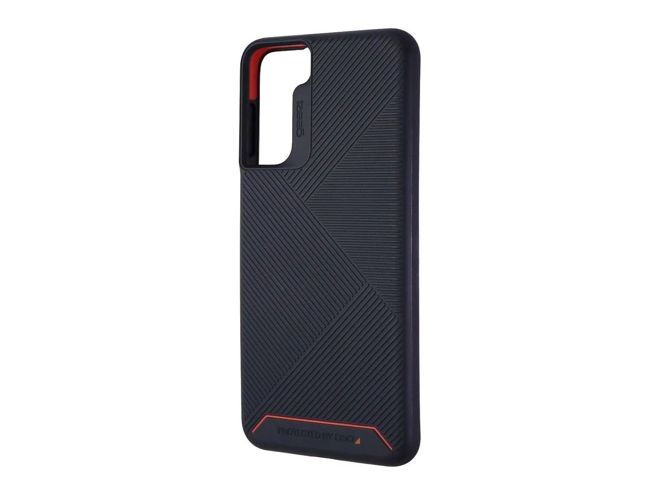 **ZAGG - Battersea Series Case for Samsung Galaxy S21+ (Plus) 5G - Red - Black**
