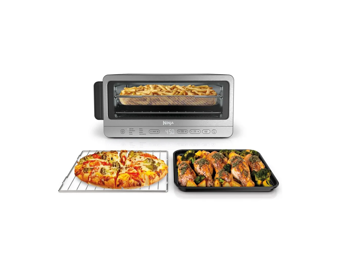**Ninja - Flip Toaster Oven & Air Fryer - Gray**