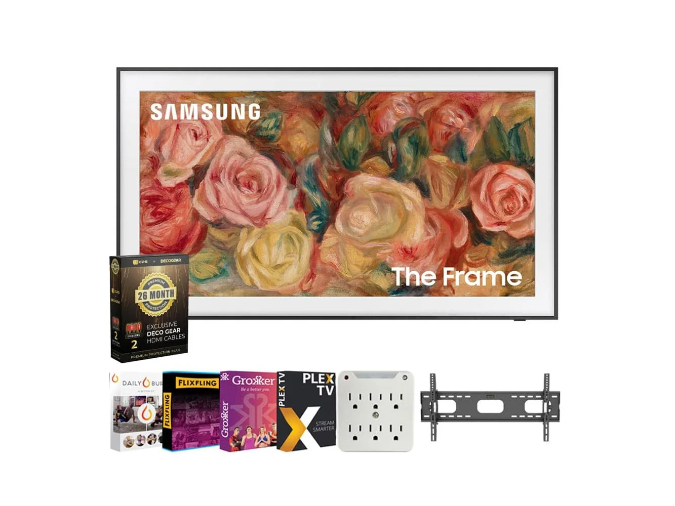 **Samsung - 55" The Frame 2024 with Streaming Pack & 26 Months Protection Pack**