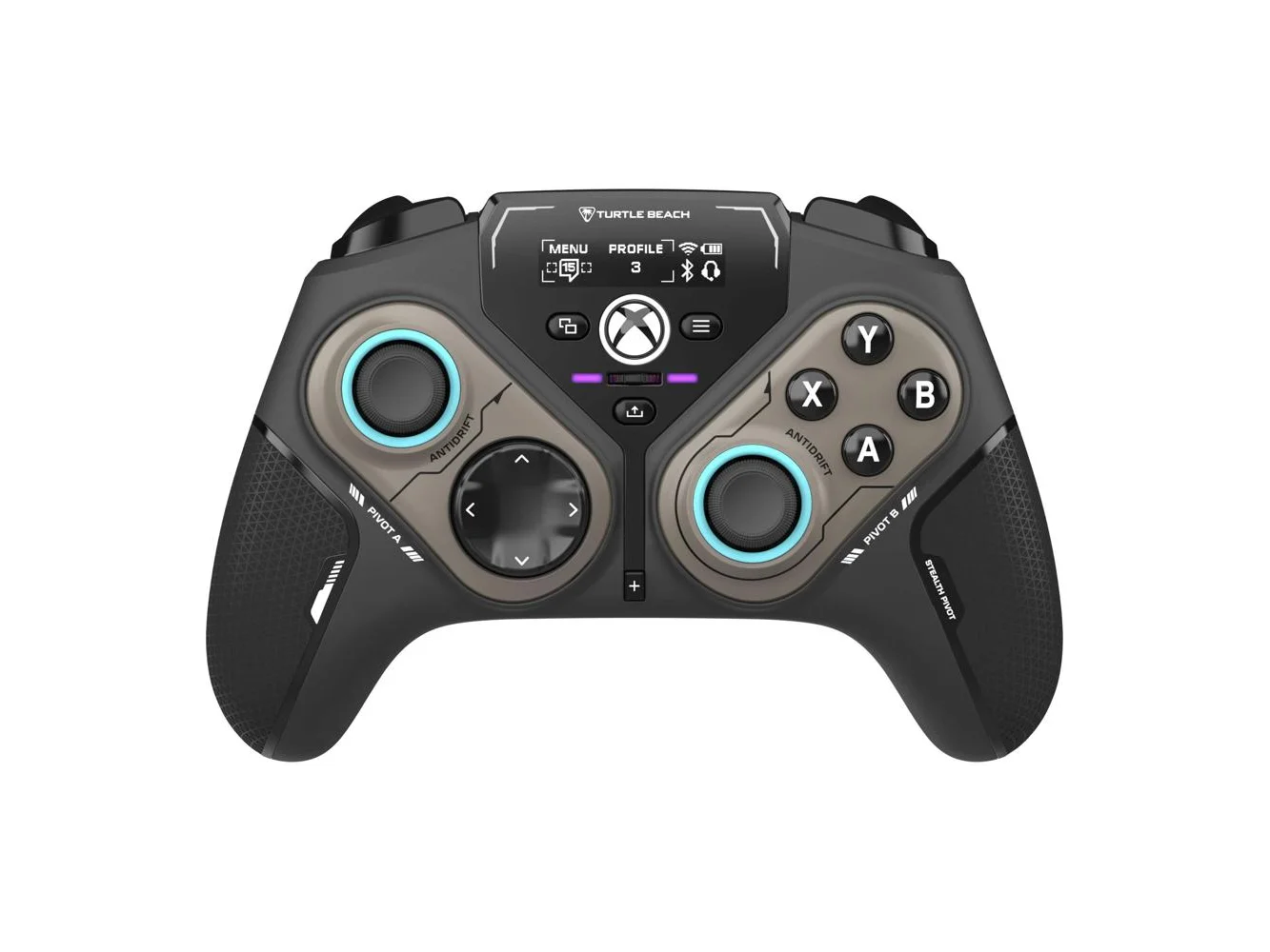 **Turtle Beach - Stealth Pivot Wireless Smart PC Gaming Controller with Rotating Modules - Black**