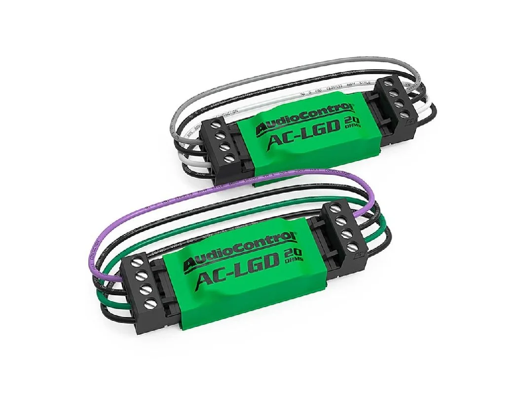 **AudioControl - 20-Ohm Load Generating Device and Signal Stabilizer (Pair) - Green**