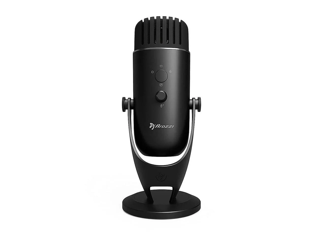**Arozzi - Colonna Audiophile Grade Gaming/Streaming/Office Microphone - Black**
