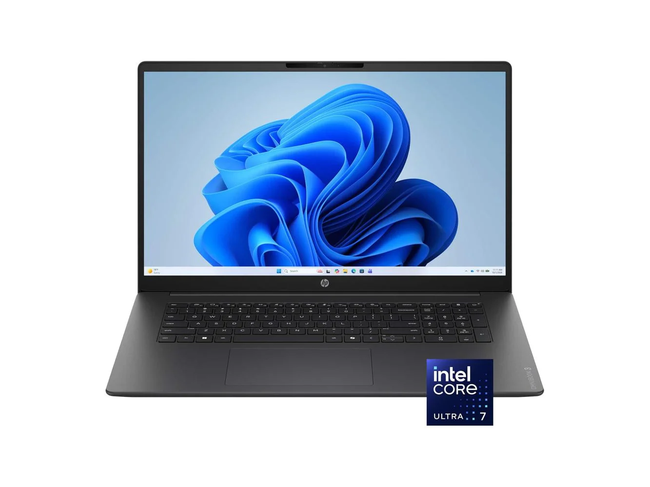 **HP - OmniBook 3 17.3" Full HD Laptop - Intel Core Ultra 7 (2025) - 16GB Memory - 512GB SSD - Mica Silver**
