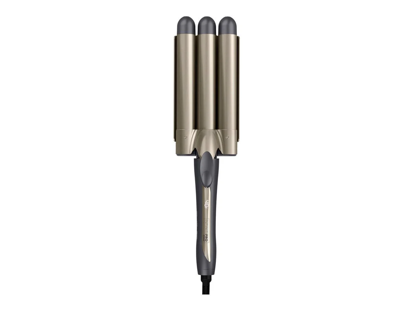 **Conair - InfinitiPRO Tourmaline Ceramic Triple Barrel Waver - Gray**