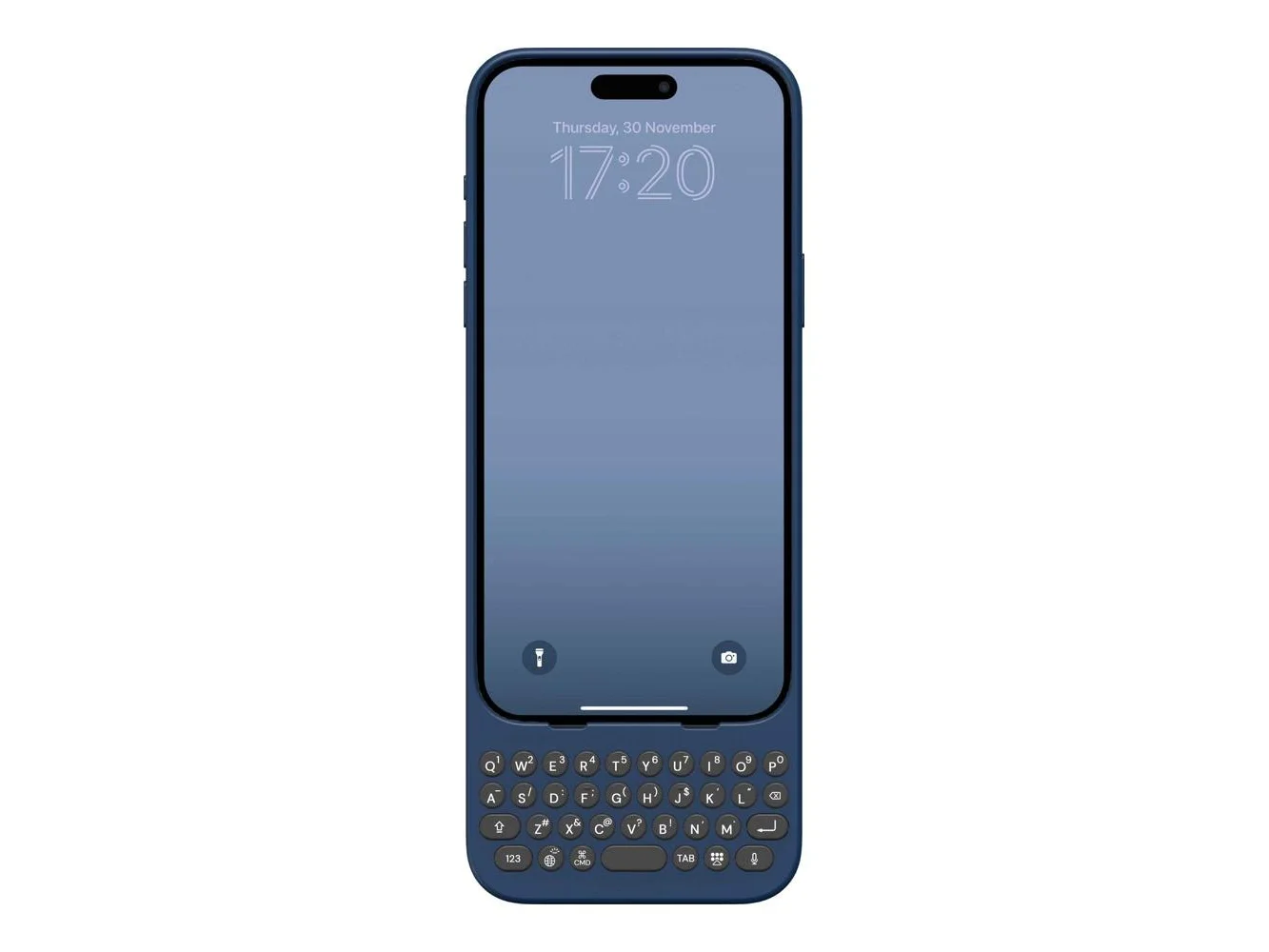 **Clicks - Keyboard for Apple iPhone 15 Pro Max - Royal Ink**