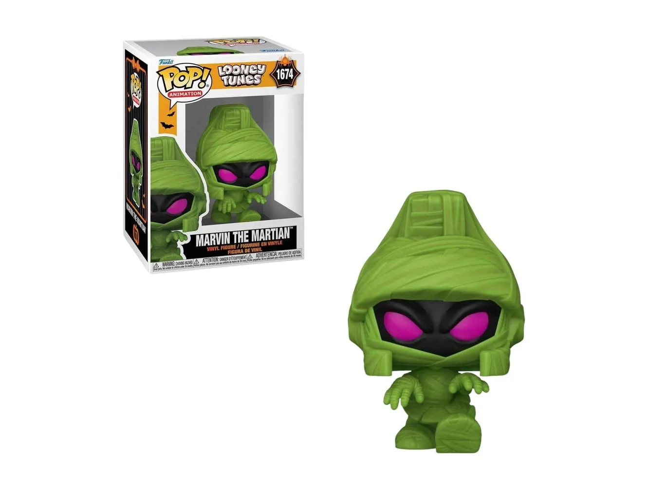 **Funko - Pop! Looney Tunes - Halloween Marvin the Martian (Mummy) - Multicolor**