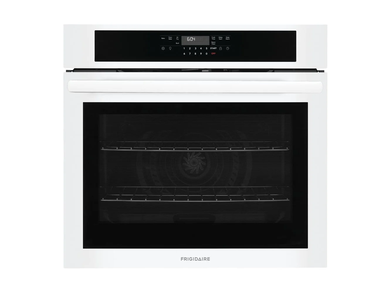 **Frigidaire - 30" Built-In Electric Single Wall Oven with Convection Bake and Air Fry - White**