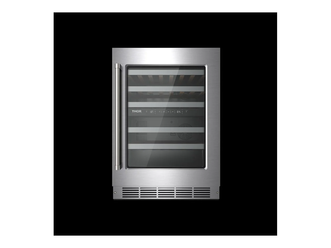 **Thor Kitchen - 46 Bottle Dual Zone Wine Cooler - Stainless Steel**