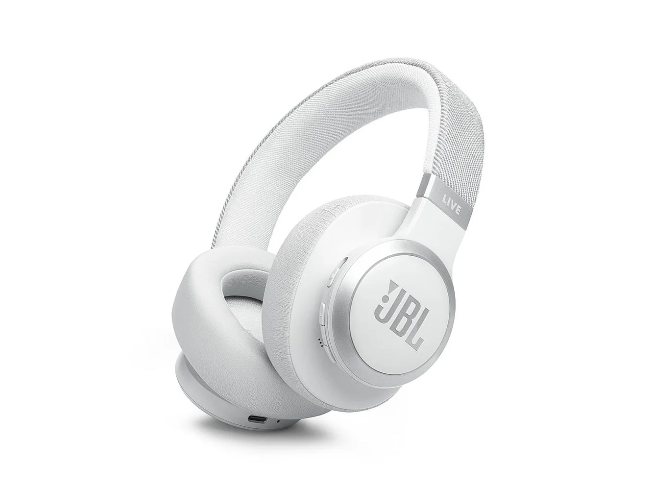 **JBL - Live 770NC Wireless Over-Ear Headphones with True Adaptive Noise Cancelling - 2024 - White**