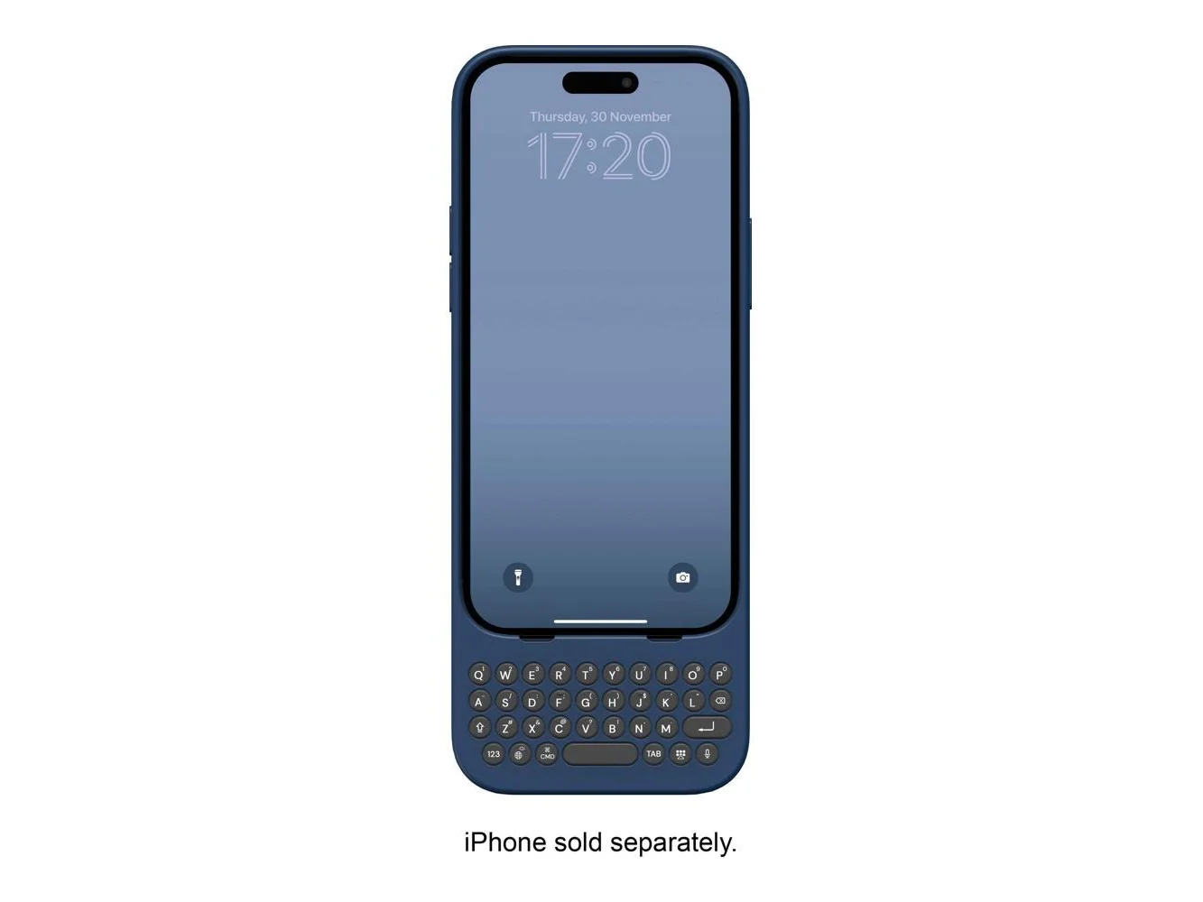 **Clicks - Keyboard for Apple iPhone 15 & 16e - Royal Ink**