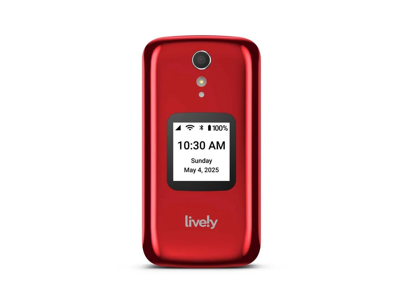**Livelyยฎ - Jitterbug Flip2 Cell Phone for Seniors - Red**