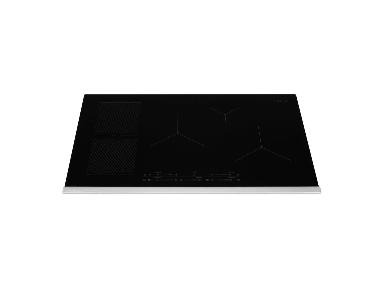 **Frigidaire - Gallery 36 in. Wide 5 Elements Electric Induction Cooktop with MatteGuard and Power Boost - Stainless Steel**