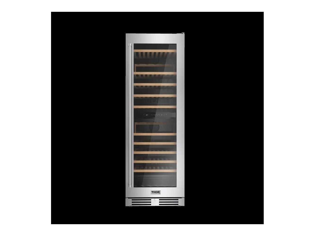 **Thor Kitchen - 115 Bottle Dual Zone Wine Cellar - Stainless Steel**