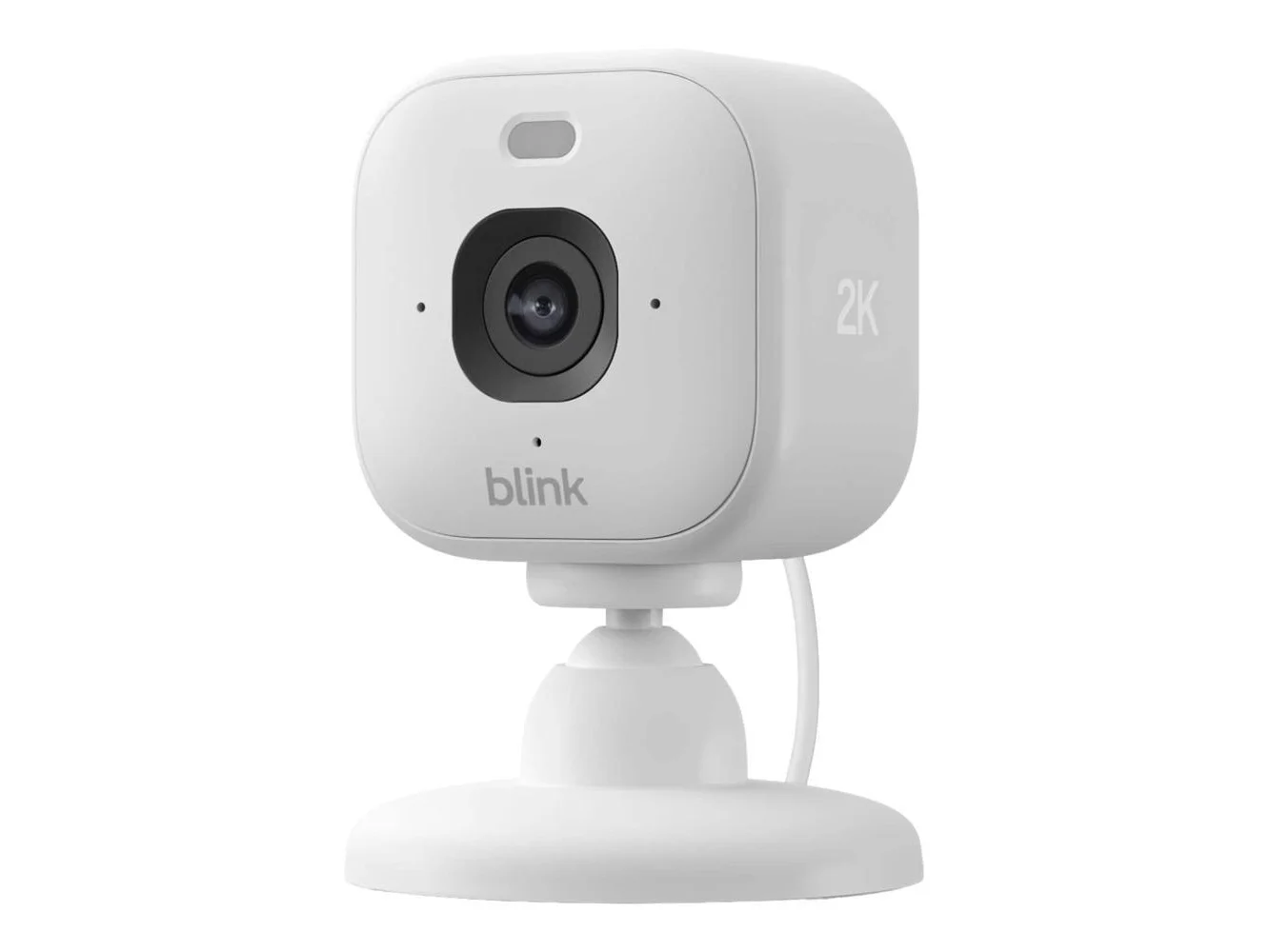 **Blink - Mini 2K+ Compact plug-in security camera, 2K video resolution, color night vision, enhanced audio - 1 Cam - White**