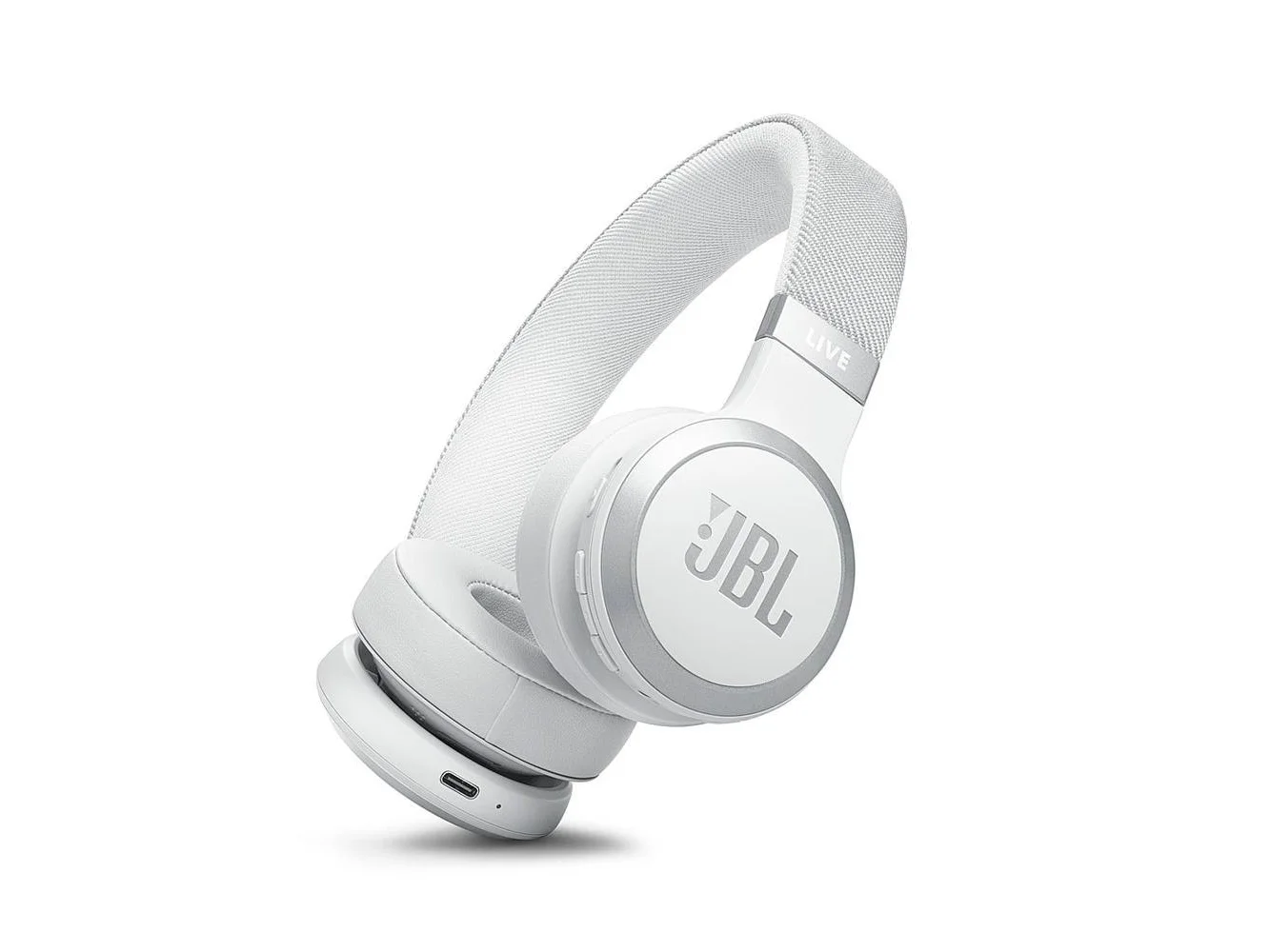**JBL - Live 670NC Wireless On-Ear Headphones with True Adaptive Noise Cancelling - 2024 - White**
