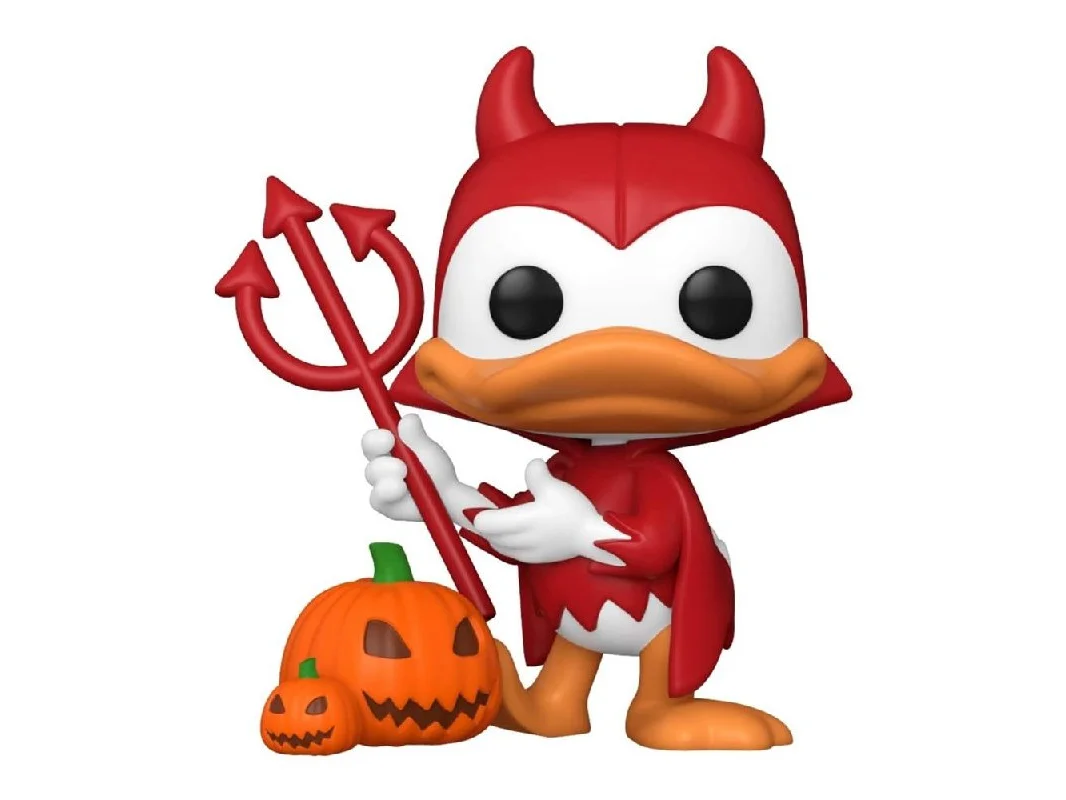 **Funko - POP! Disney: Mickey and Friends: Devil Donald with Pumpkin (Styles May Vary) - COLLECTIBLES - Multicolor**