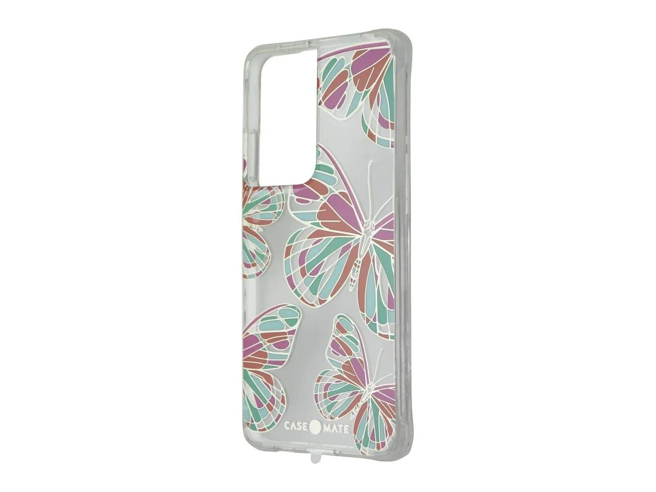 **Case-Mate - Prints Series Case for Samsung Galaxy S21 Ultra 5G - Butterflies - Multicolor**