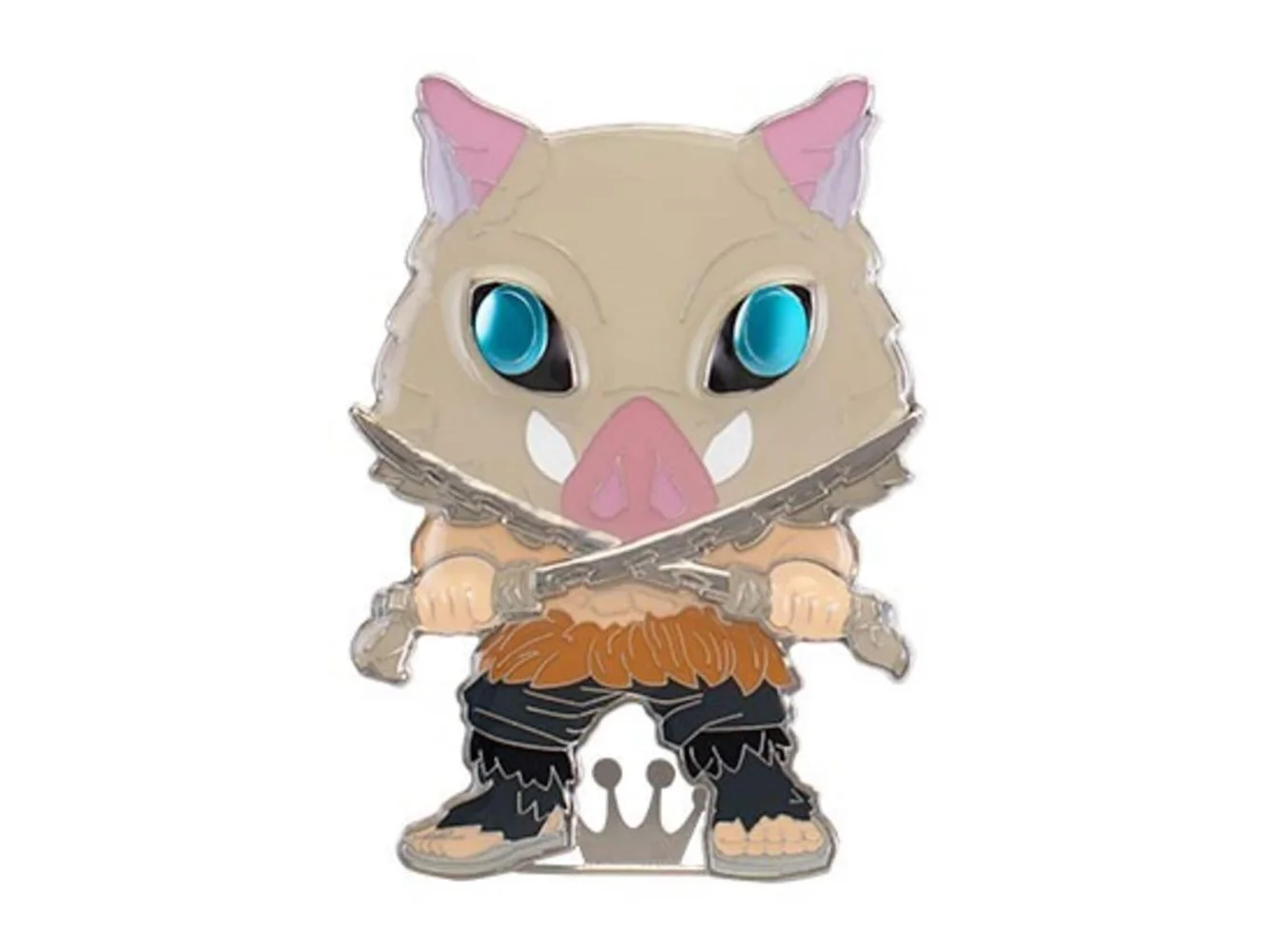 **Funko - POP! PINS: DEMON SLAYER - INSUKE HASIBIRA (Styles May Vary) - Collectibles - Multicolor**