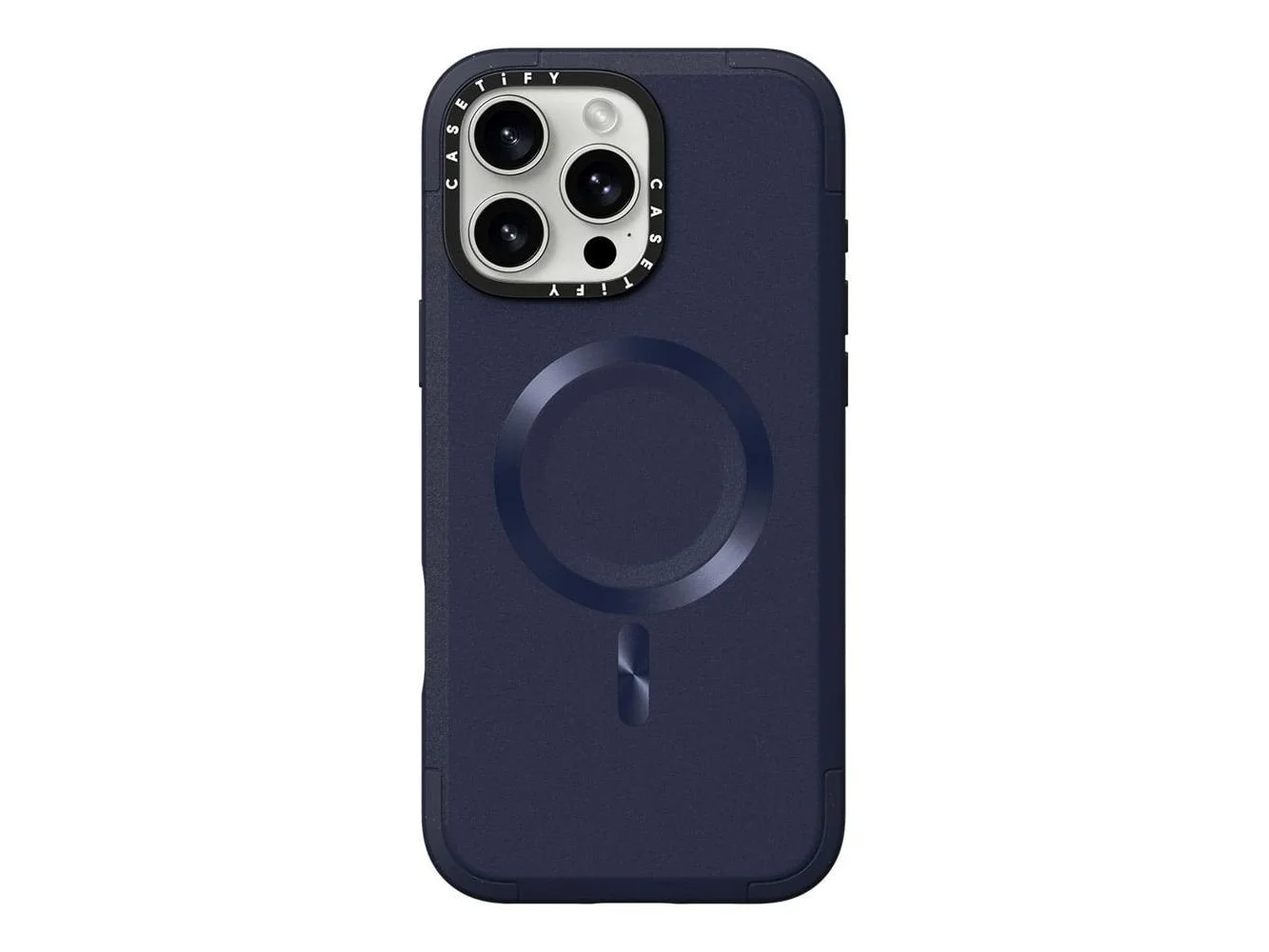 **CASETiFY - Force Case with MagSafe for Apple iPhone 16 Pro Max - Navy**