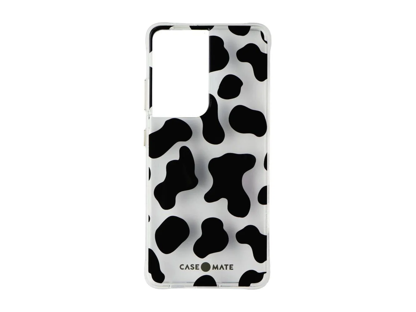 **Case-Mate - Prints Series Case for Samsung Galaxy S21 Ultra - Moo-ve Over - Clear**
