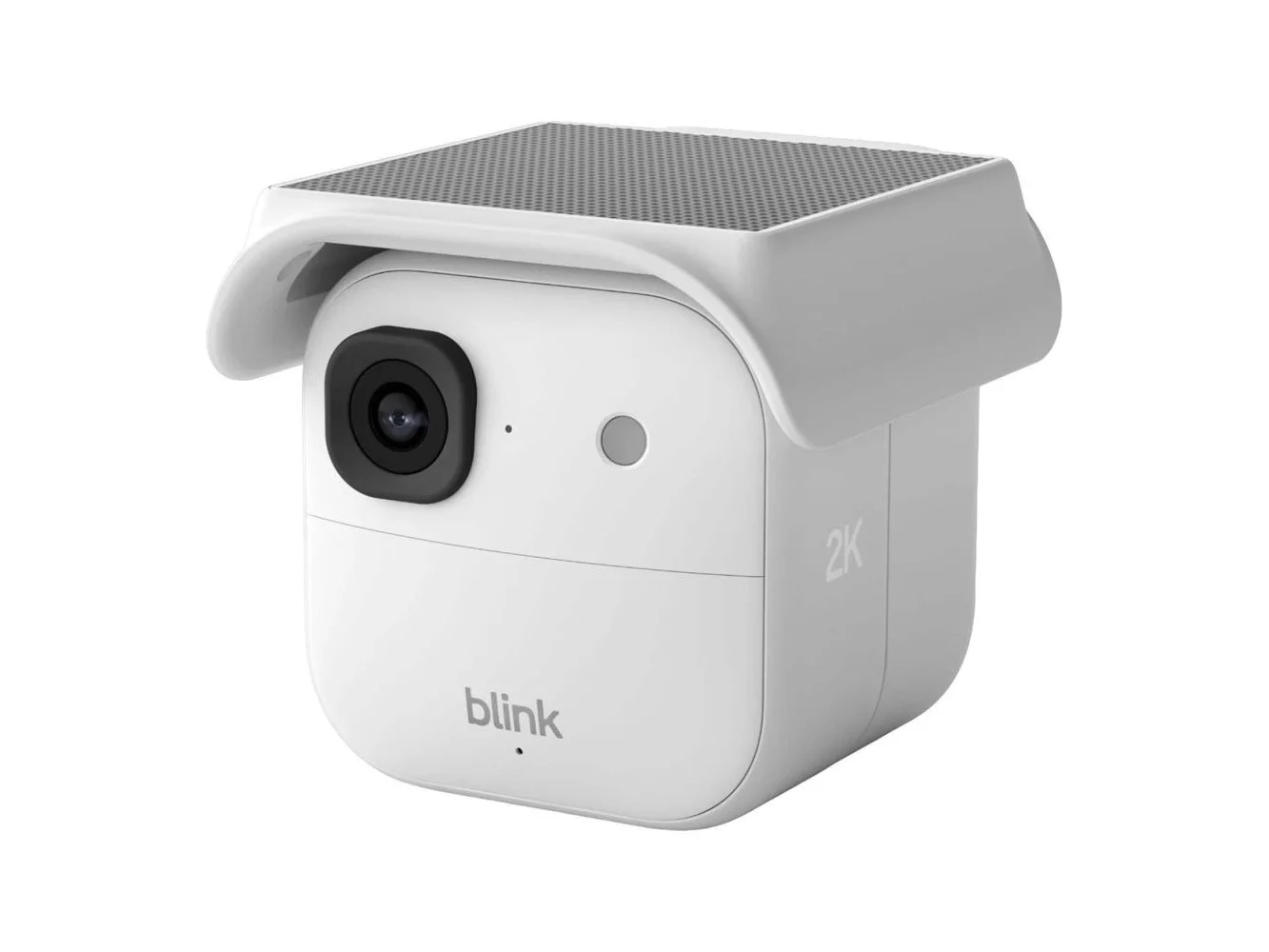 **Blink - Solaris 2K+ — Solar-powered wireless smart security camera, runs in as little as 45 minutes of direct sun, Add on - White**