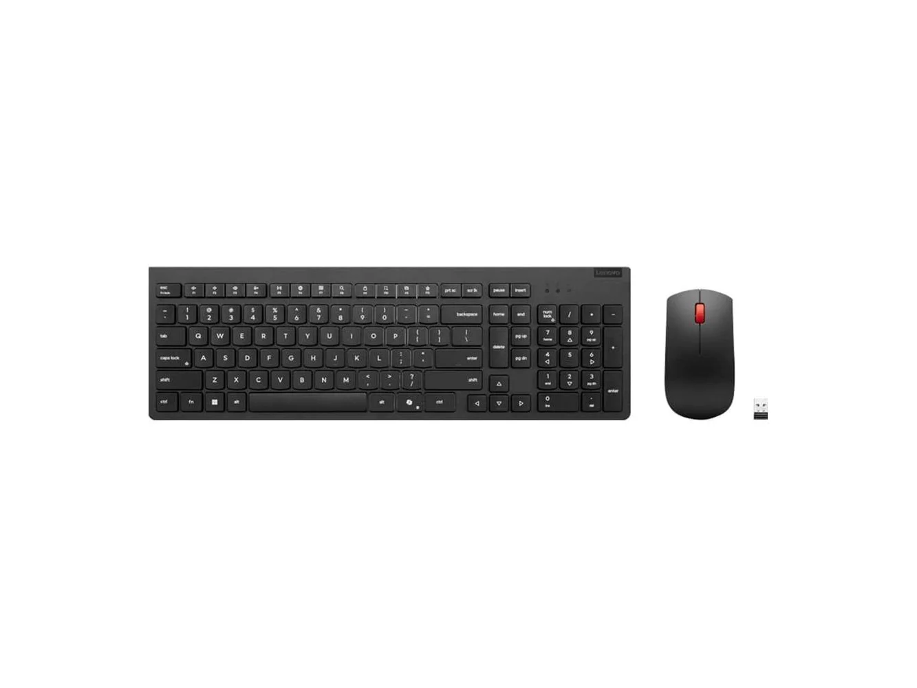 **Lenovo - Essential Wireless Combo Keyboard & Mouse Gen2 AI - US English 4X31R64453 - Black**
