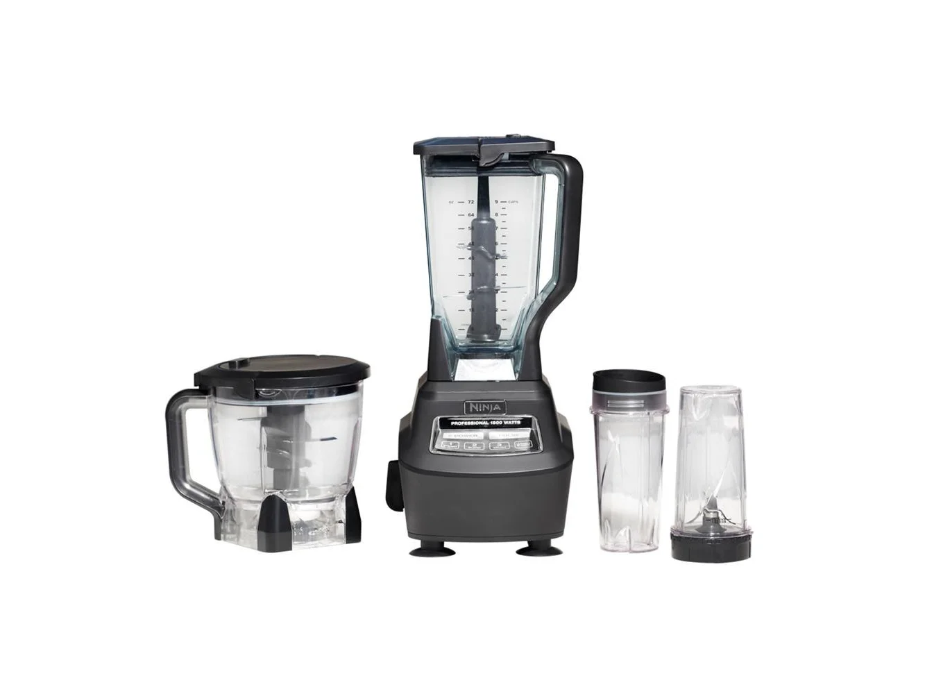 **Ninja - Mega Kitchen System 72-Oz. Blender - Black**