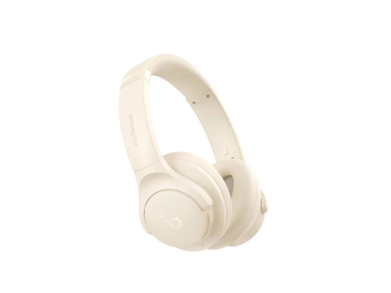 **Soundcore - by Anker Q20i Over-Ear Headphones with Active Noise Cancelling, Deep Bass, and 40-Hour Playtime - White**