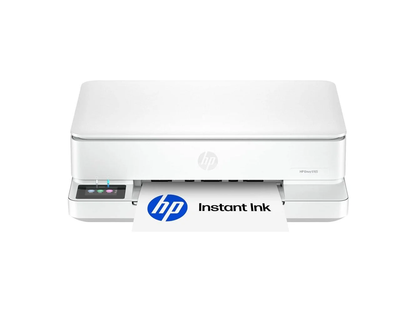 **HP - Envy 6165 Wireless AI-Enabled All-in-One Inkjet Printer with 6 months of Instant Ink - White**
