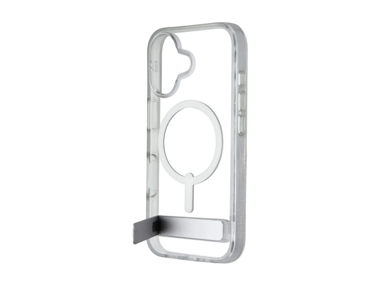 **ZAGG - Crystal Palace Snap Kickstand Case for MagSafe for Apple iPhone 16 - Clear**