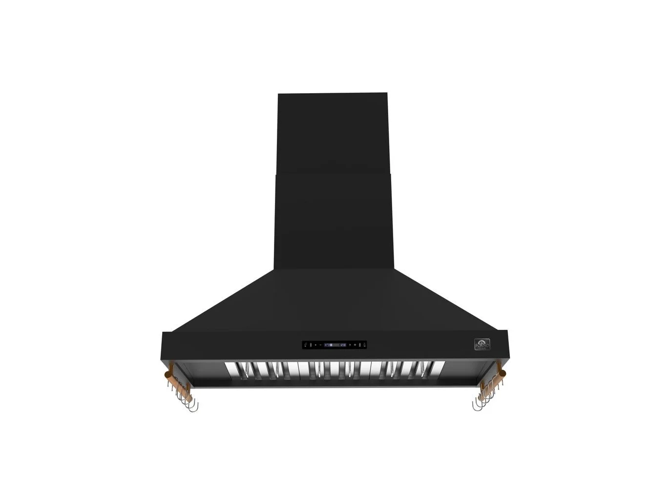 **Forno Appliances - 48 inches - Externally Vented - Wall Range Hood - Black**