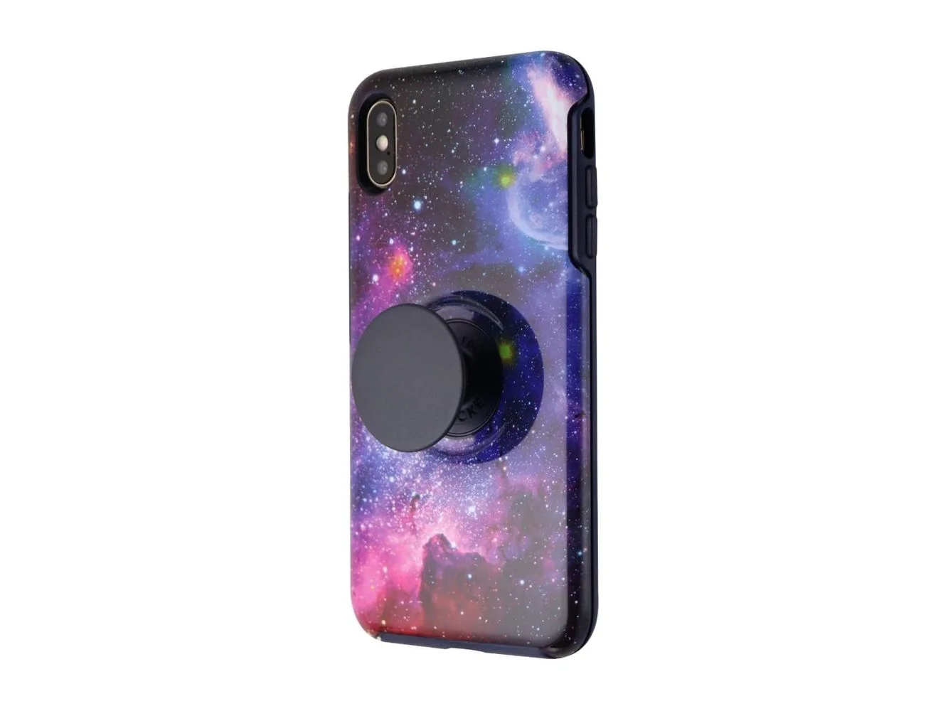 **OtterBox - Otter + Pop Symmetry Series Case for Apple iPhone XS Max - Blue Nebula - Multicolor**