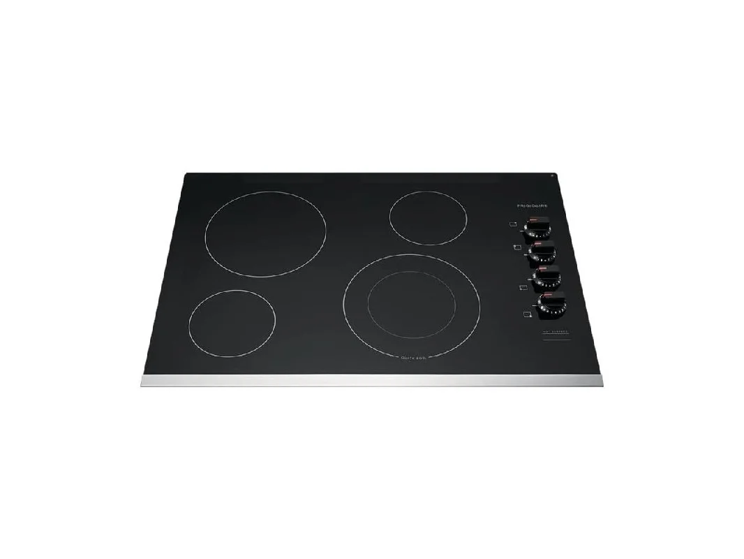 **Frigidaire - 30 in. Wide 4 Elements Built-In Electric Cooktop with Quick Boil and SpaceWise Element - Stainless Steel**